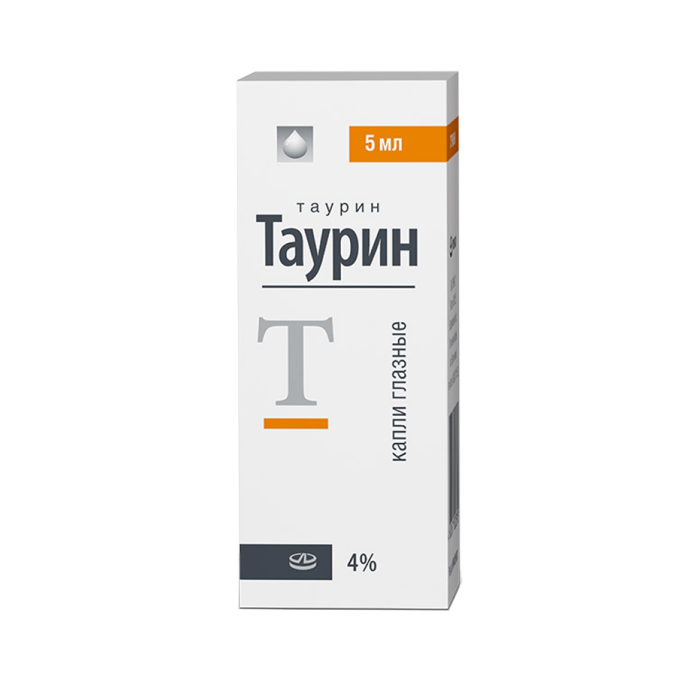 Таурин 4% пластик 5мл