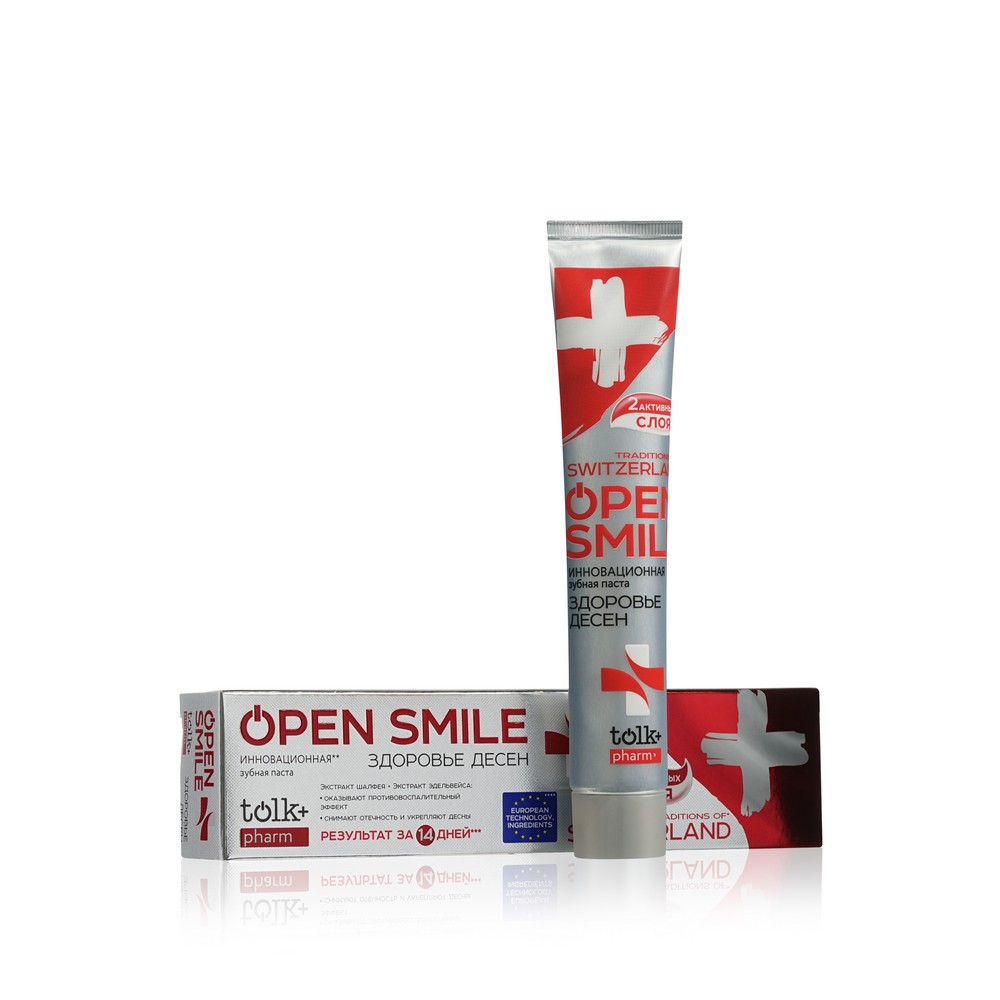 Зубная паста TOLK Open smile Здоровье десен 100г
