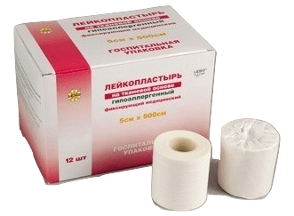 Лейкопластырь ABS  3х5 в катушке №12