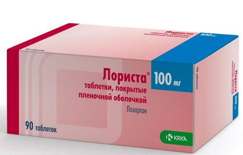 Лориста 100мг таб №90 KRKA (Словения)