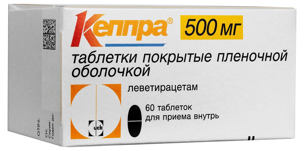 Кеппра 500мг таб №60