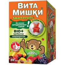 Вита мишки BIO+ пребиотик пищеварение №30