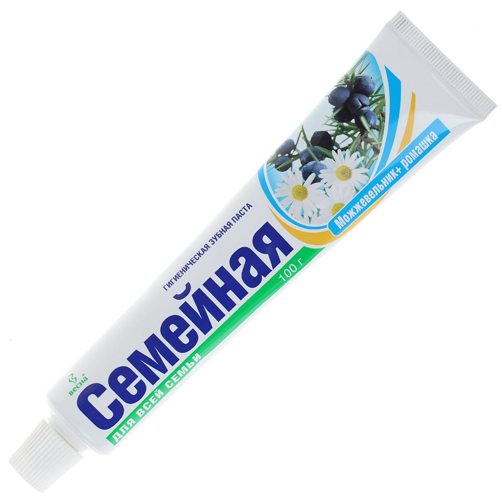 Зубная паста Семейная можжевельник ромашка 100г