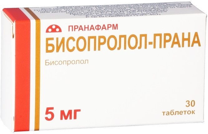 Бисопролол прана 5мг таб №30