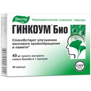 Гинкоум  био 40мг капс №30