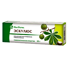 Эскулюс мазь  гомеопатическая 30г