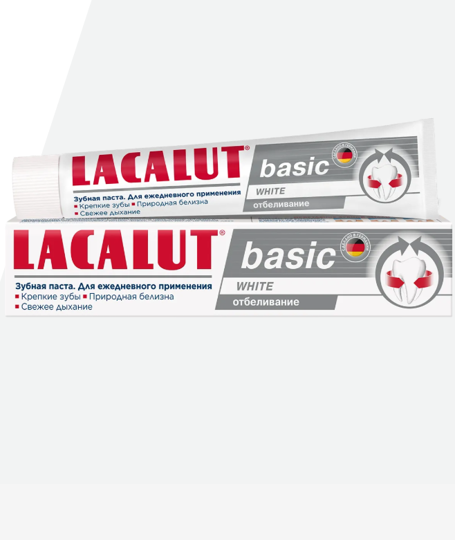 Зубная паста (Lacalut basic white) 75 мл