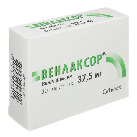 Венлаксор 37,5мг таб №30