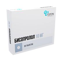 Бисопролол 10мг таб №30 (OZON)