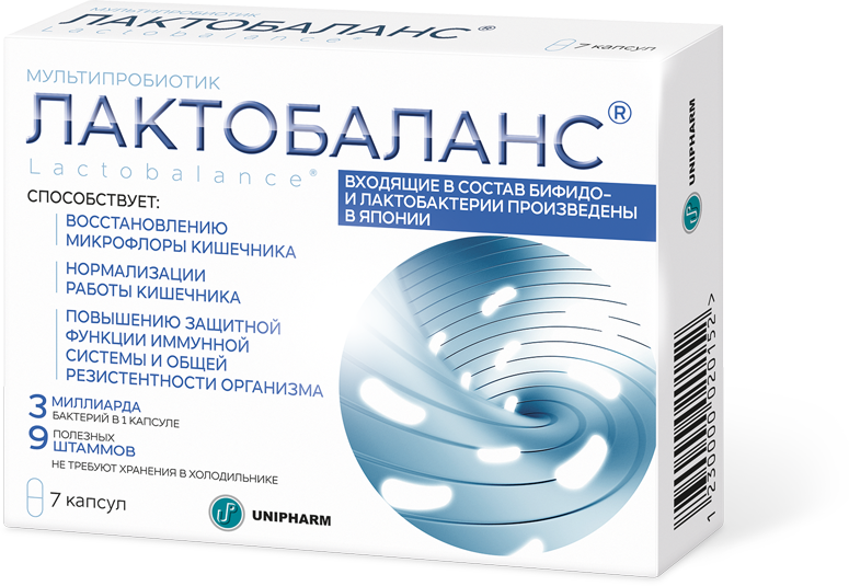 Лактобаланс  378мг кап №7