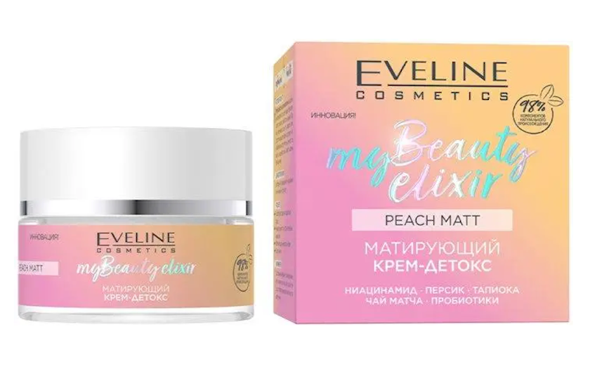 Крем-детокс для лица Eveline Cosmetics My Beauty Elixir Матирующий 50 мл