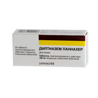 Дилтиазем 90мг таб №20