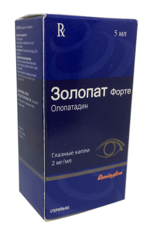 Золопад форте 0,2% гл капли 5мл