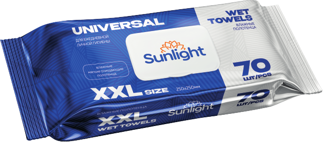 Салфетка влажный SUNLIGHT Universal XXL №70