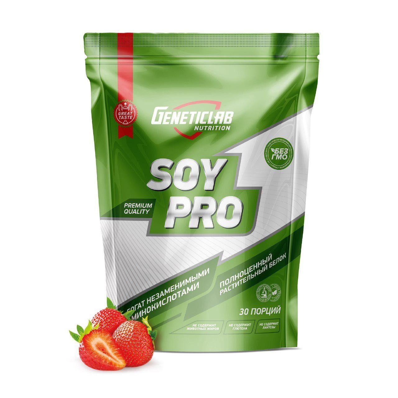 Протеин SOY PRO 900гр Клубника ДС