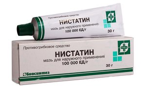 Нистатин мазь для наружного прим 100 000 ЕД/г 30г