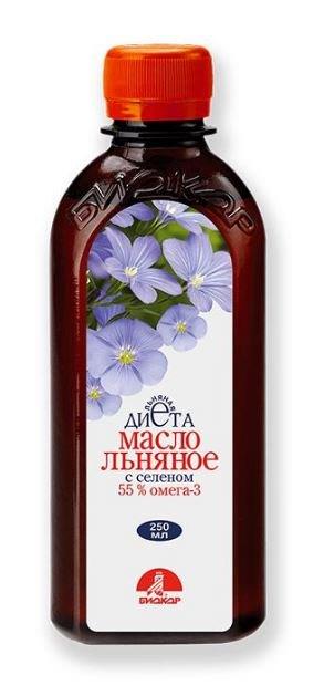 Масло льняное с селеном 100мл