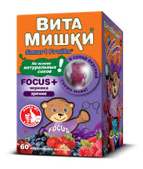 Вита мишки FOCUS+ черника зрение №30