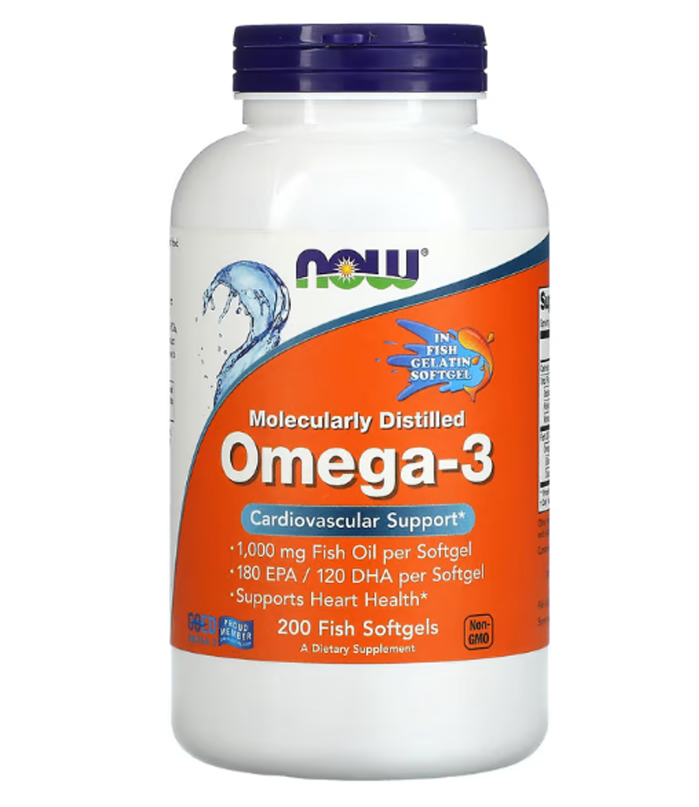 Омега 3 Fish oil №200 Now