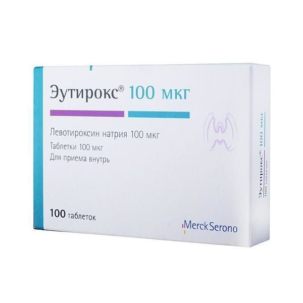 Эутирокс 100мг таб №100