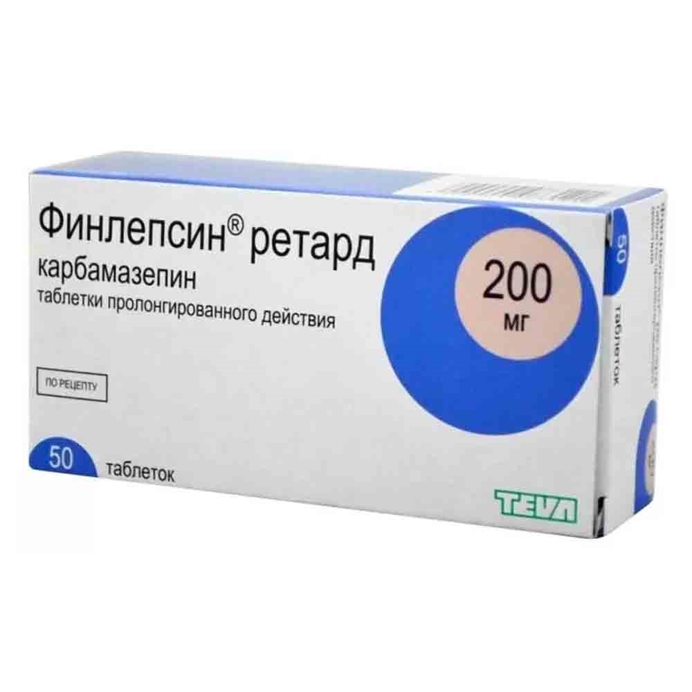 Финлепсин ретард 200мг таб №50