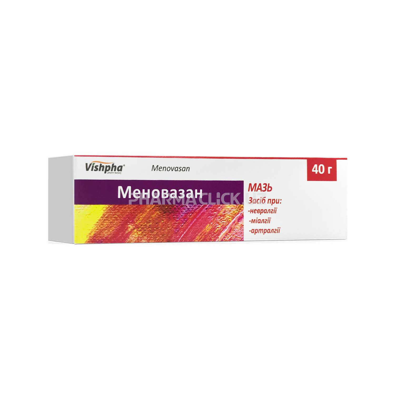 Меновазин мазь 40г