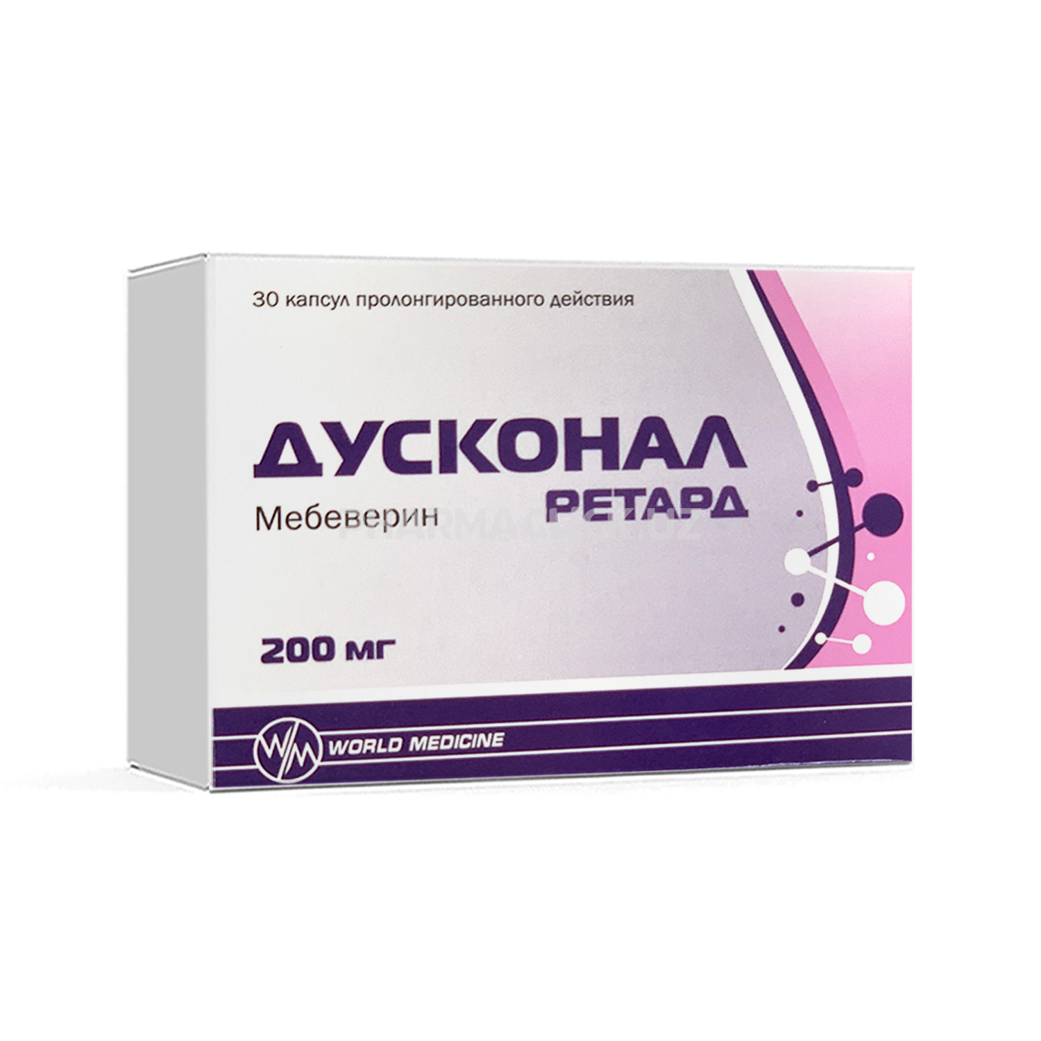 Дусконал ретарт 200мг капс №30