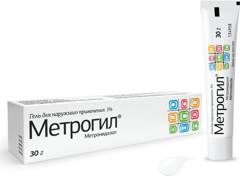 Метрогил (метронидазол) гель 30г