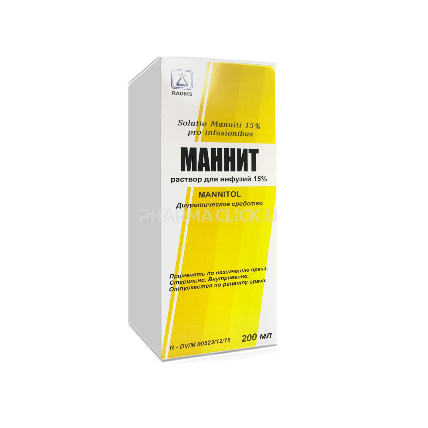 Маннит р-р 200мл