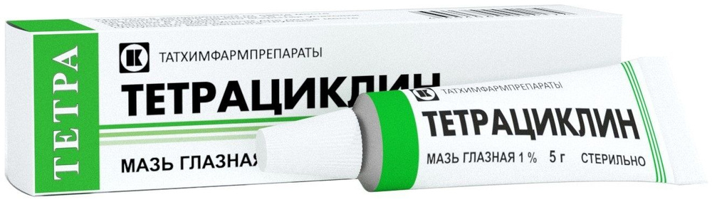 Тетрациклин 1% мазь глаз 3 г Россия