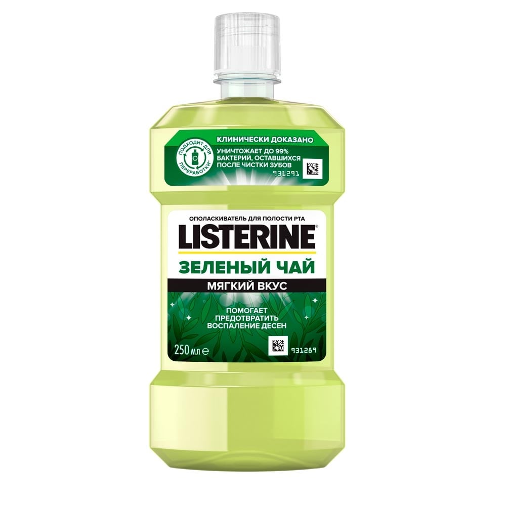 Listerine Total Опол-льд/ полостиРта зеленый чай 250мл