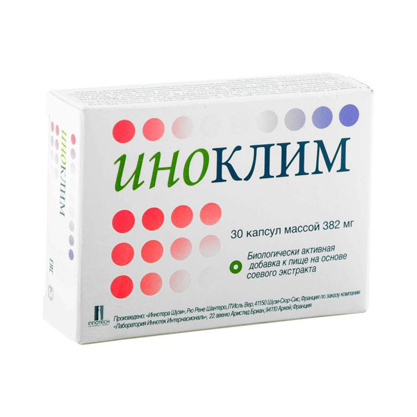 Иноклим 382мг капс №30
