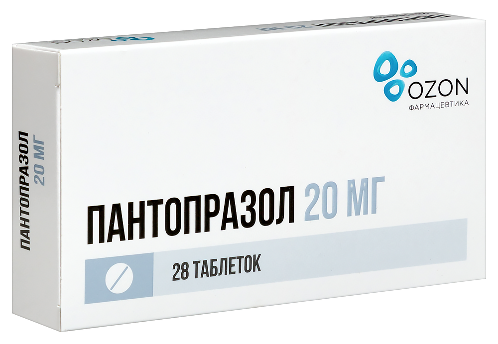 Пантопразол 20мг таб №28 Россия