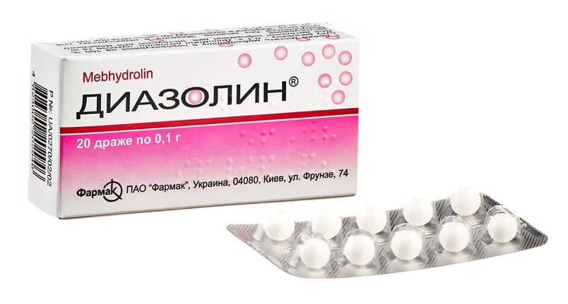 Диазолин 0,1г таб №10