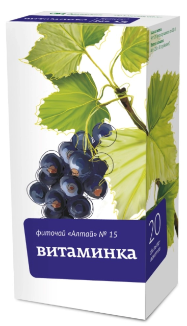Фиточай алтай n15 витаминка 2,0 n20 ф/п