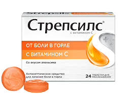 Стрепсилс вит С таб №24