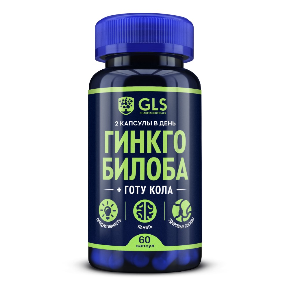 Гинкго Билоба+Готу Кола кап №60 GLS