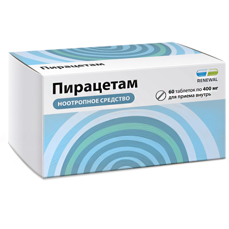Пирацетам 400мг таб №60 Россия