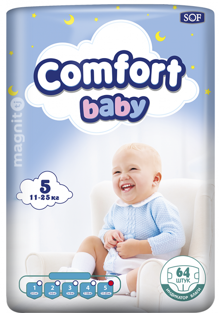 Подгузник Comfort baby раз 5 №64