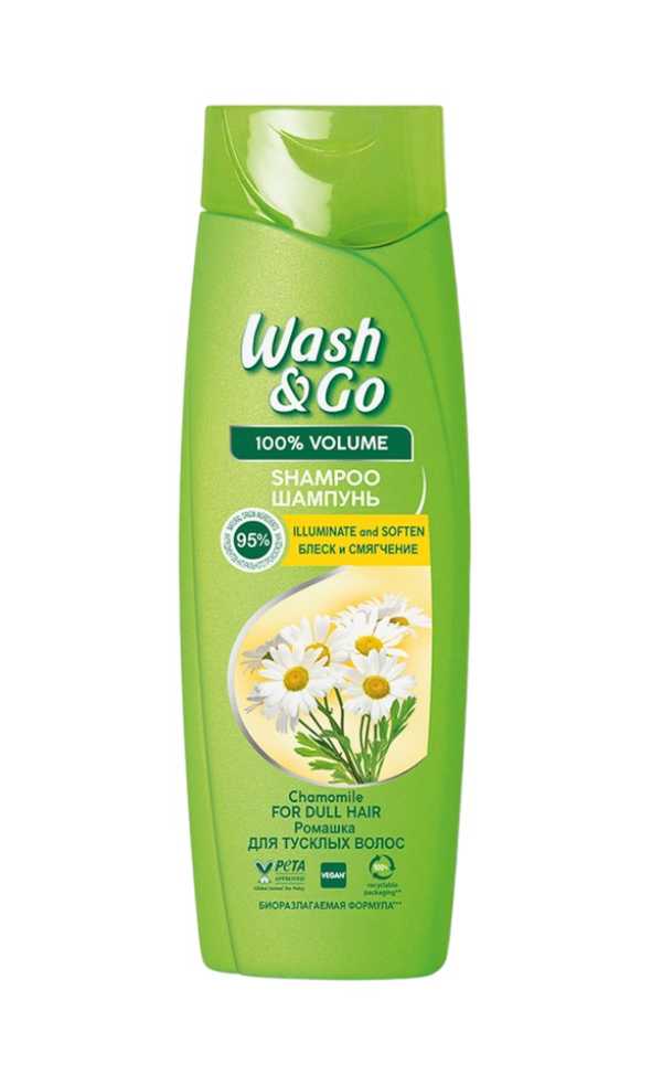 Wash&Go Шампунь Ромашка 360мл