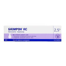 Базирон АС 2,5% гель 40г