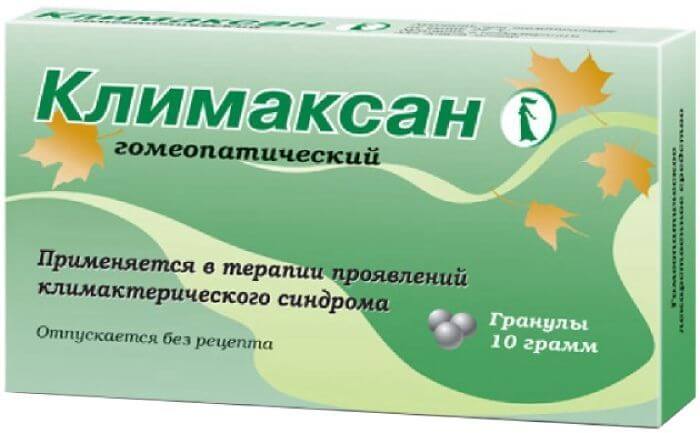 Климаксан гомеопатический гранулы №10г