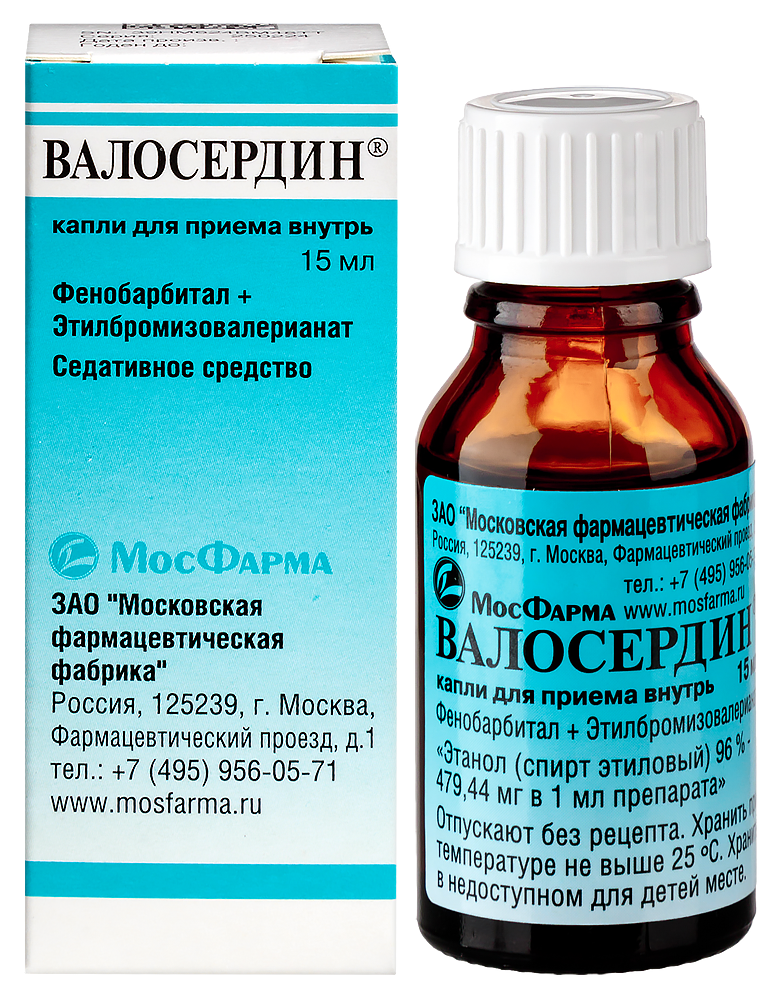 Валосердин капли 15 мл