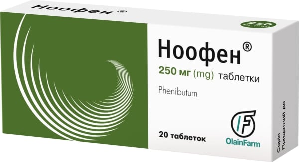 Ноофен 250мг кап №20