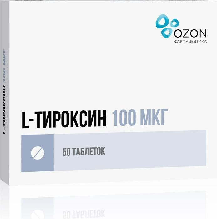 L- Тироксин 100мкг таб №100 (Озон)