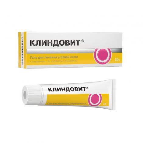Клиндовит 1% гель для лечения угревой сыпи 30г