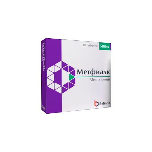 Метфиалк (Метформин) 850мг таб №30 Belinda