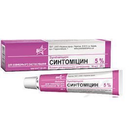 Синтомицин линимент 5% мазьГрузия 25г