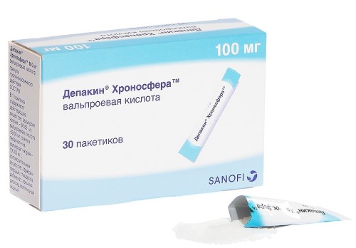 Депакин хроно 100мг пак №30