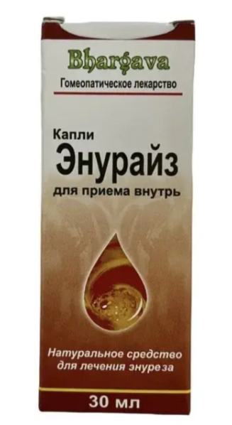 Энурайз капли 30мл Bhargava